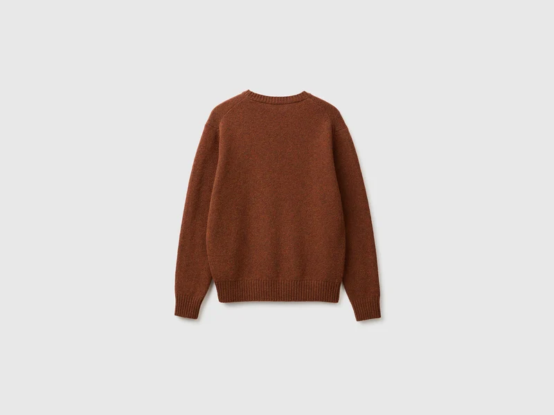 Pullover aus 100 % Shetlandwolle