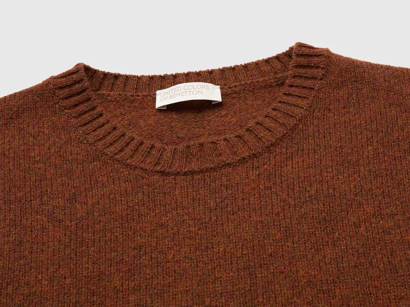 Pullover aus 100 % Shetlandwolle
