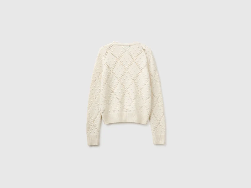 Strickpullover aus Wollmischung