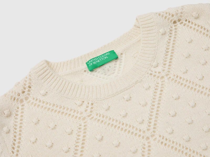 Strickpullover aus Wollmischung