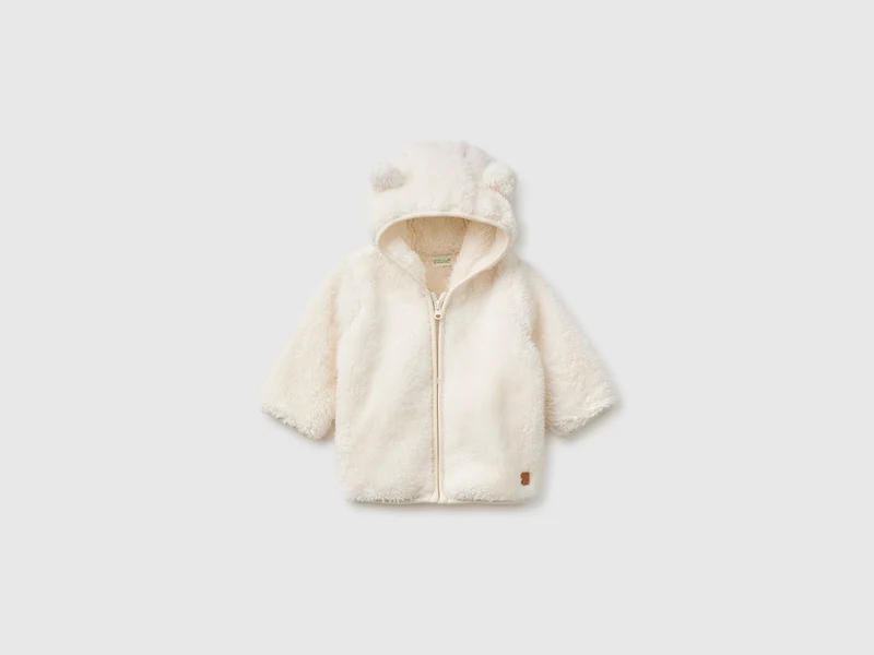Sweatshirt im Teddybär-Look