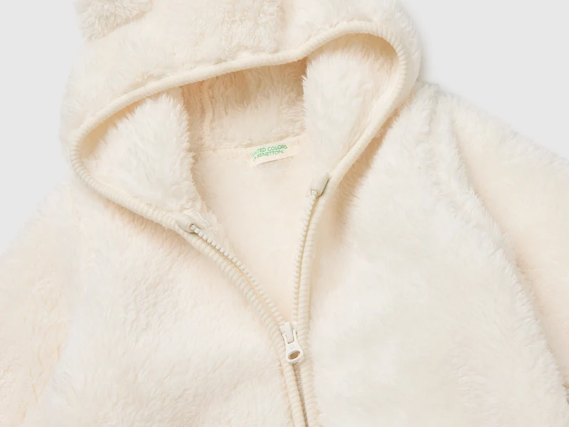 Sweatshirt im Teddybär-Look