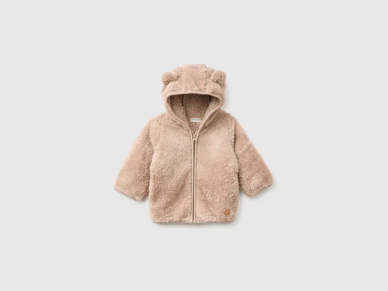 Sweatshirt im Teddybär-Look