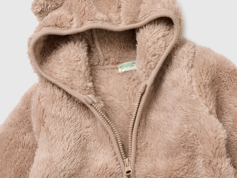 Sweatshirt im Teddybär-Look