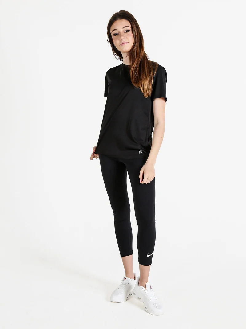 T-shirt donna sportiva in tessuto traspirante - nero