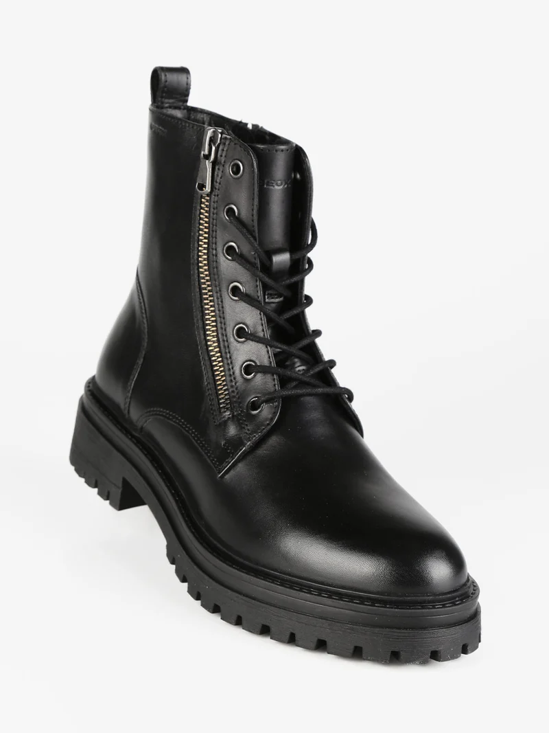 D IRIDEA F Anfibi in pelle donna - nero
