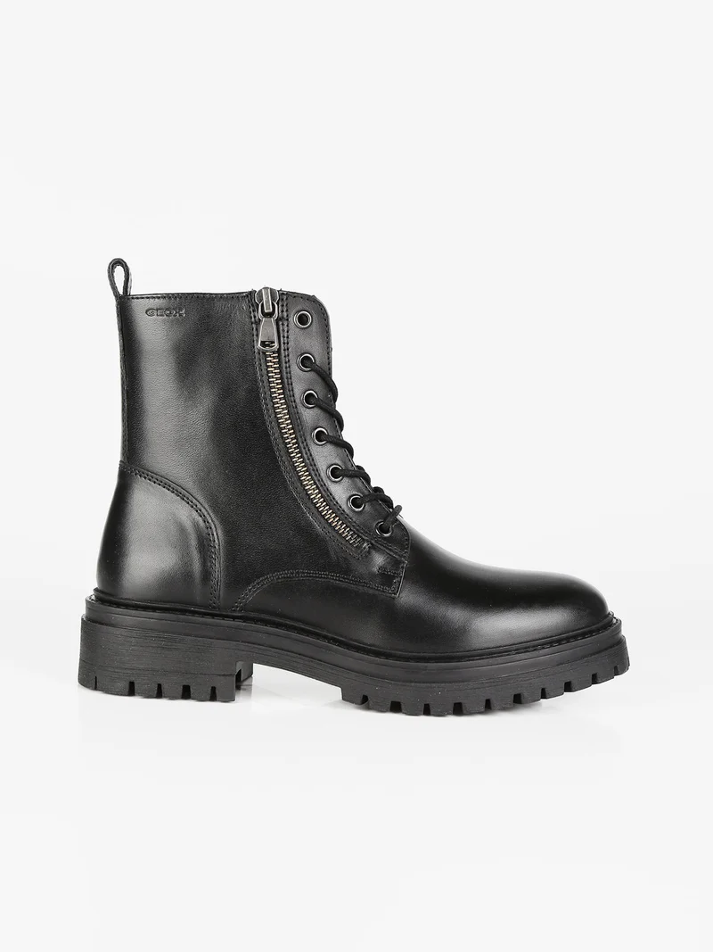 D IRIDEA F Anfibi in pelle donna - nero