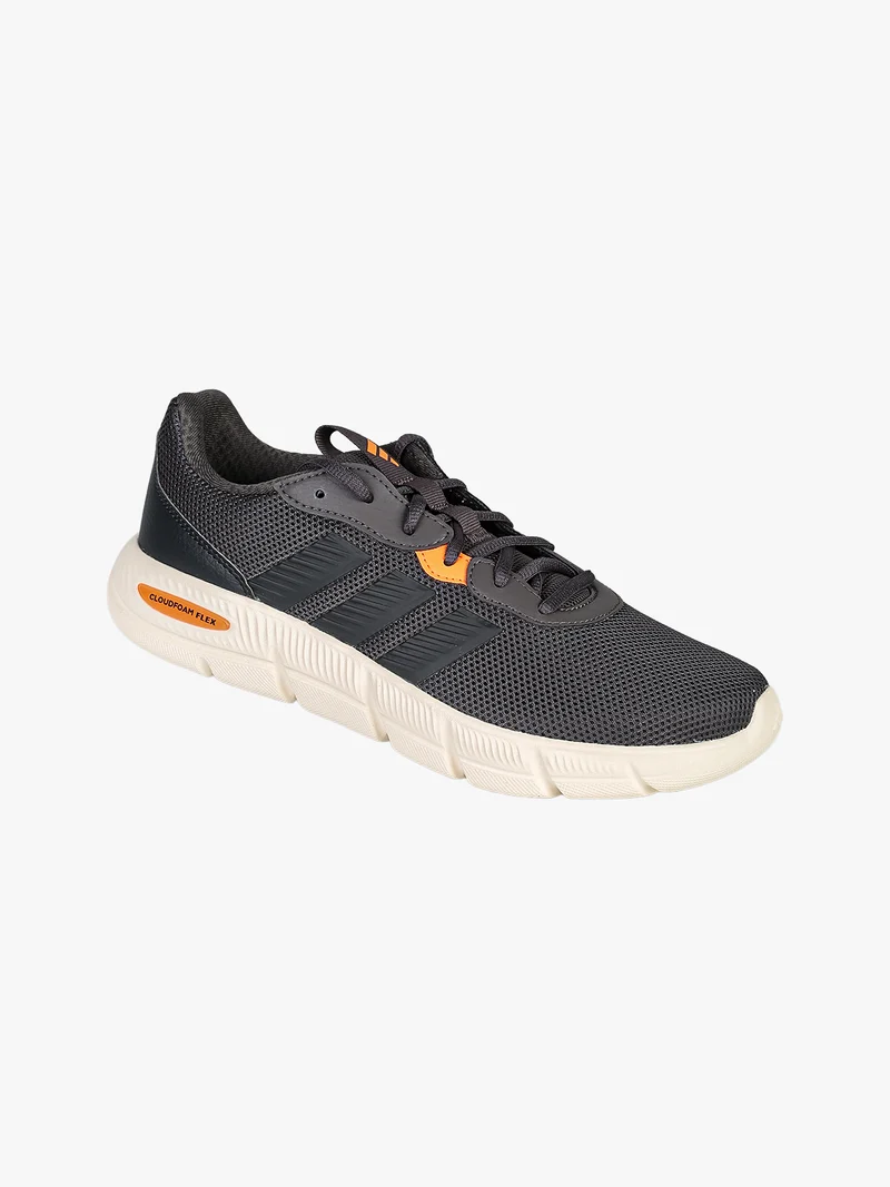 CLOUDFOAM FLEX - LACES Scarpe sportive da uomo a pianta larga - grigio scuro