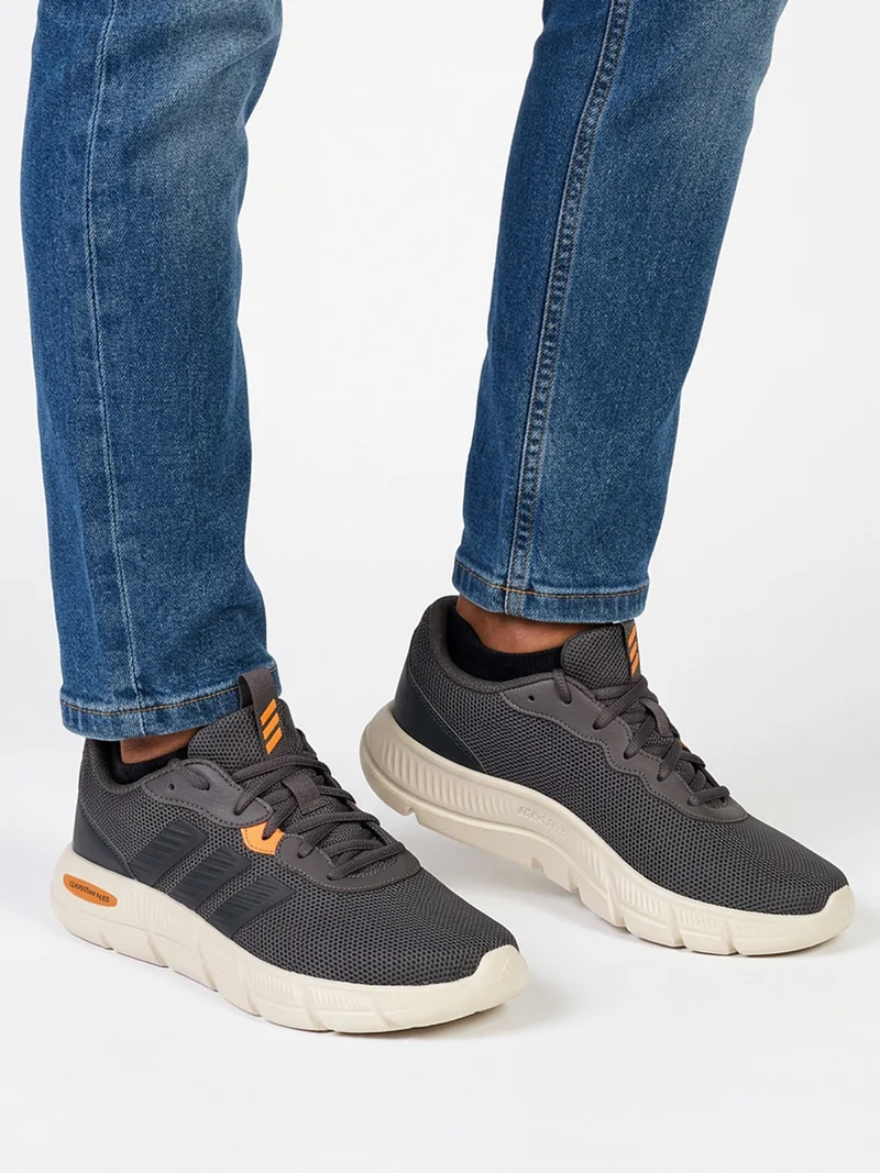 CLOUDFOAM FLEX - LACES Scarpe sportive da uomo a pianta larga - grigio scuro