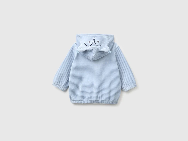 Chenille-Sweatshirt mit Stickerei