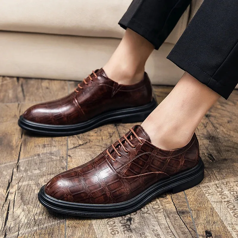 Chic Leather Oxford Shoes