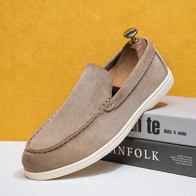 Elegant Suede Men's Loafers