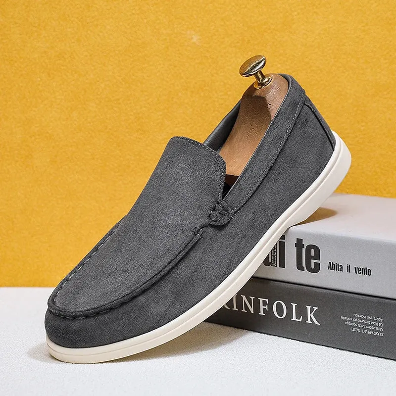 Elegant Suede Men's Loafers