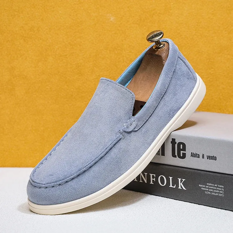 Elegant Suede Men's Loafers