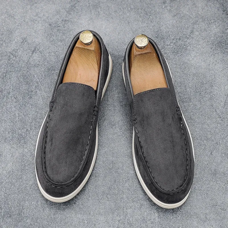 Elegant Suede Men's Loafers