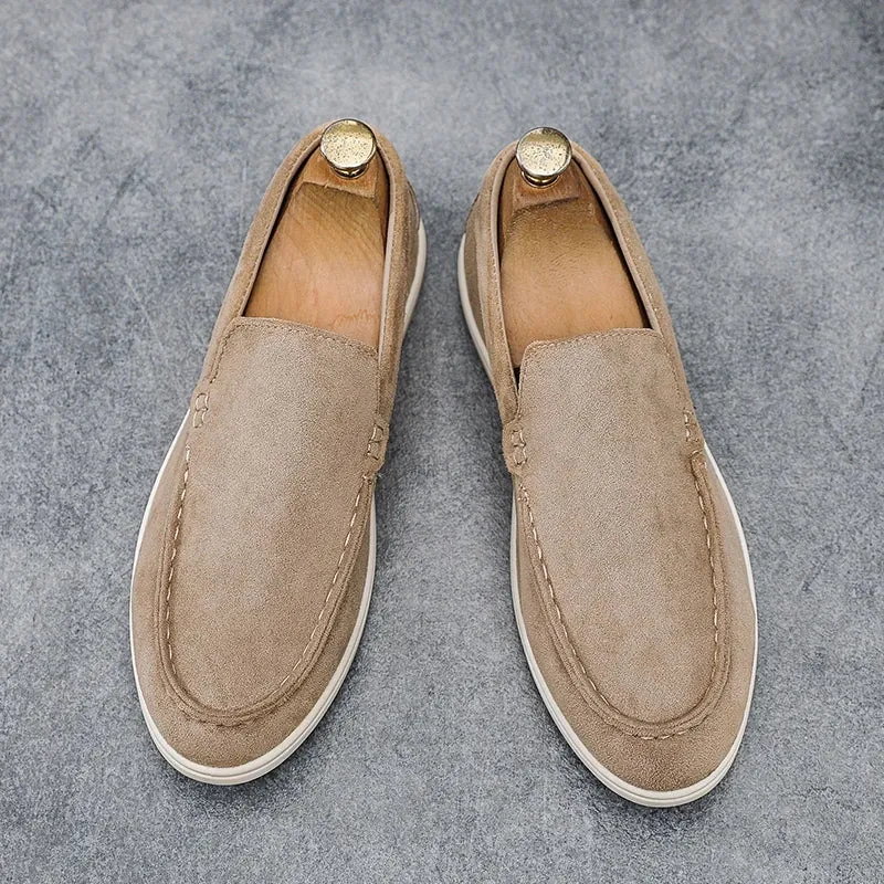 Elegant Suede Men's Loafers