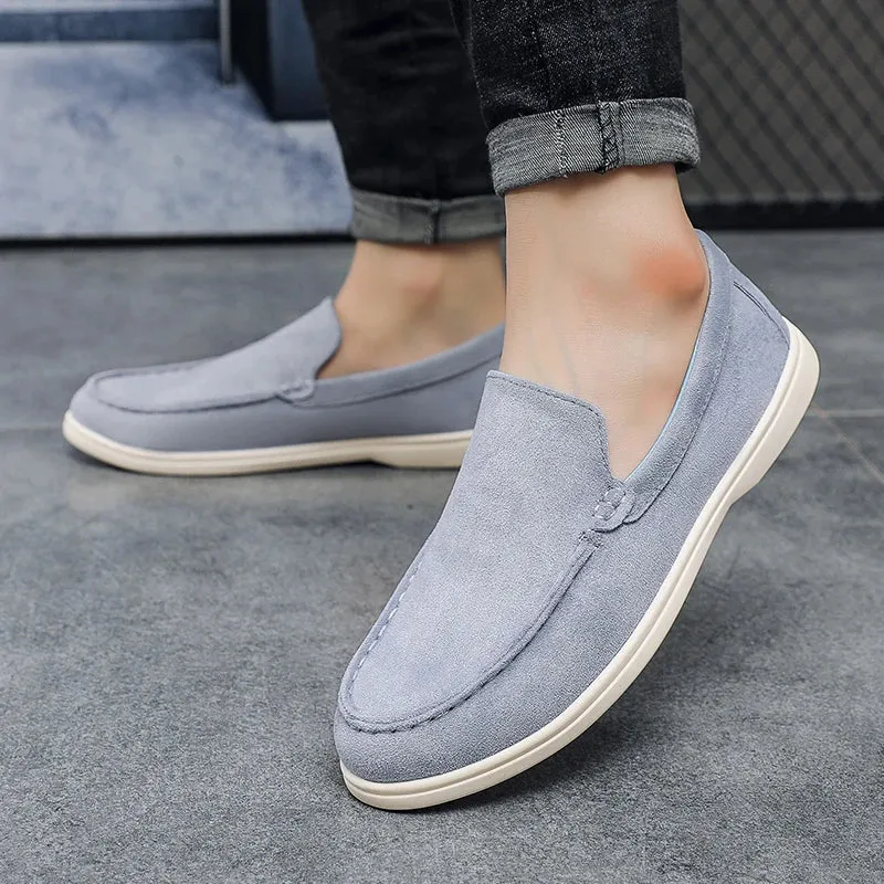 Elegant Suede Men's Loafers