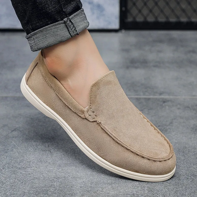 Elegant Suede Men's Loafers