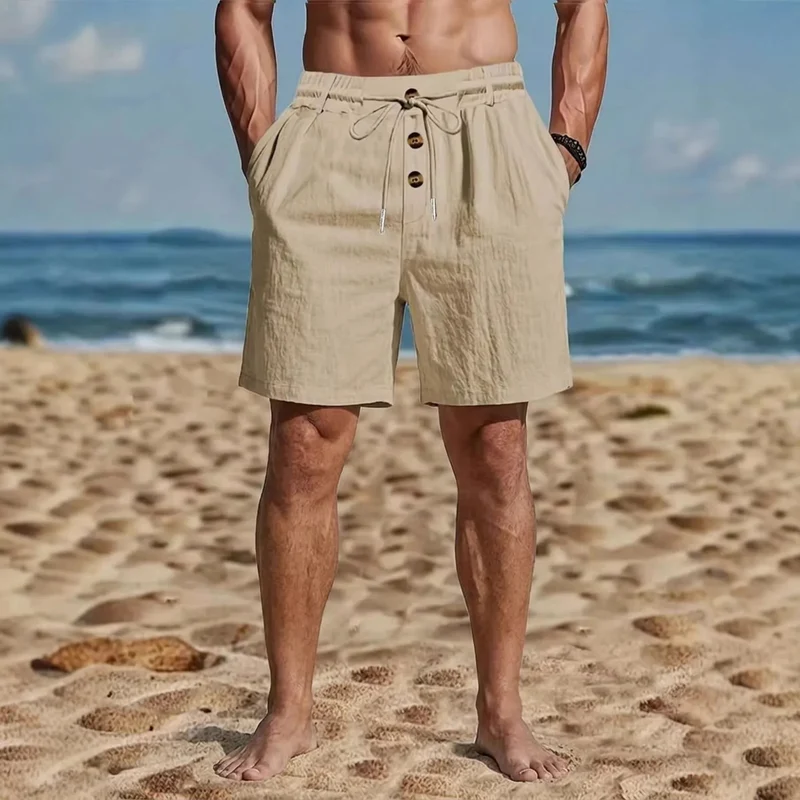 Casual Cotton Linen Shorts
