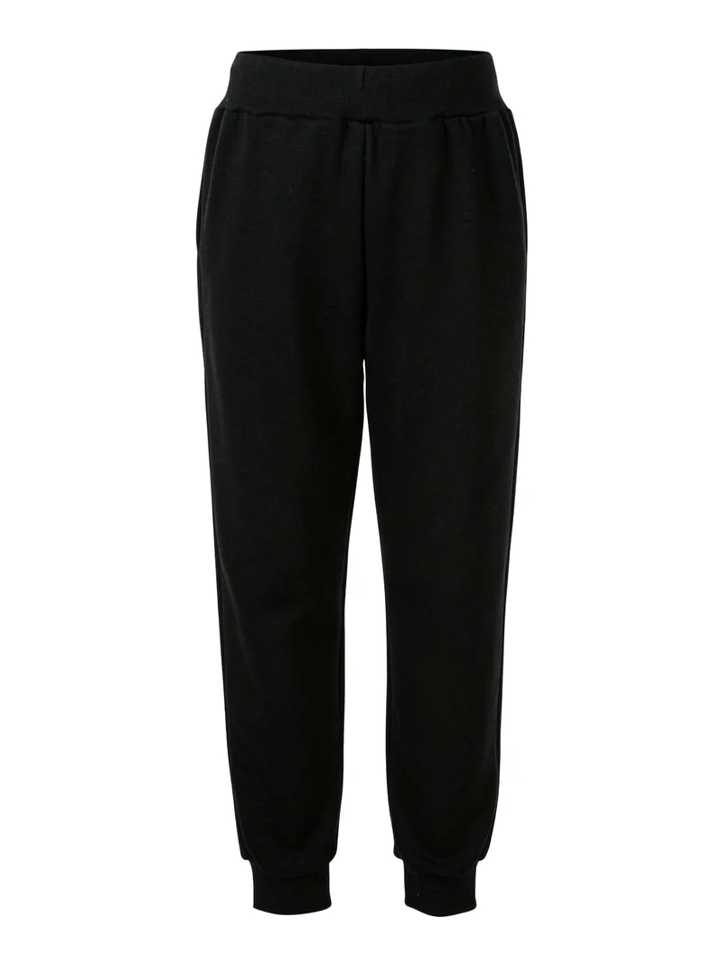 Pantaloni sportivi da uomo con coulisse e interno felpato - nero