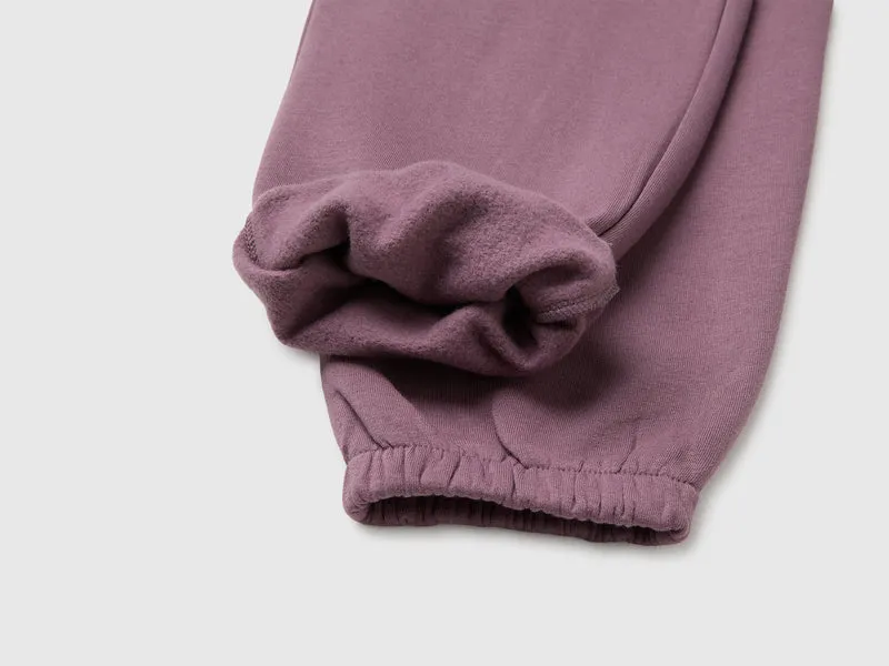 Fleece-Jogginghose mit Kordelzug