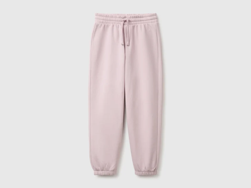 Fleece-Jogginghose mit Kordelzug
