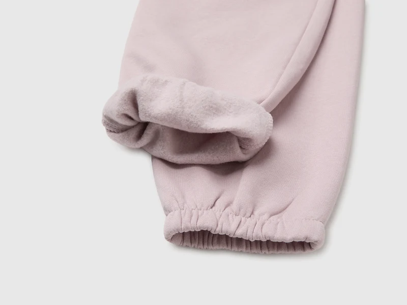 Fleece-Jogginghose mit Kordelzug