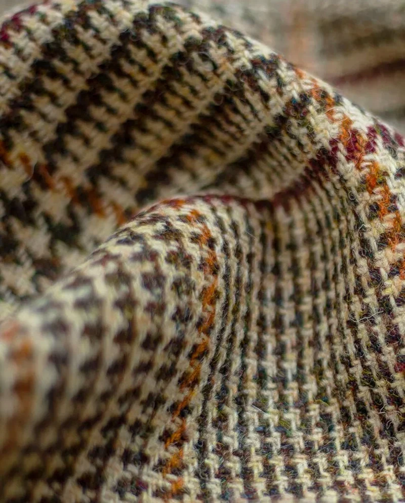 Harris Tweed Mütze "Henry Cap" im scottish Check