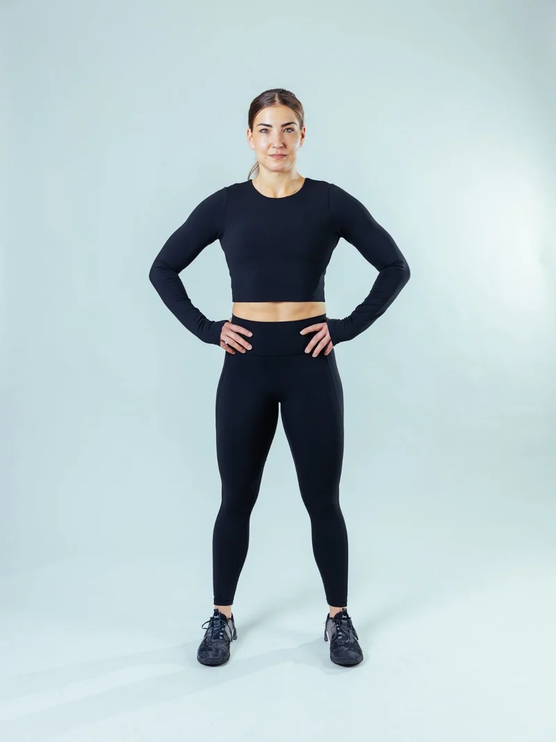 Compete Cropped Longsleeve