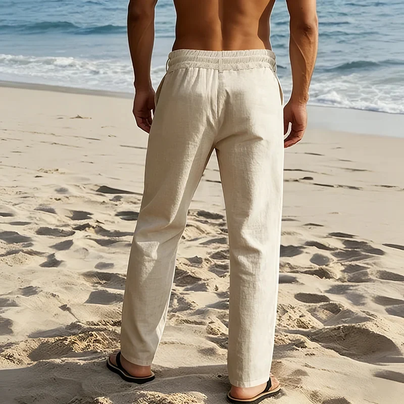 Elegant Linen Beach Pants