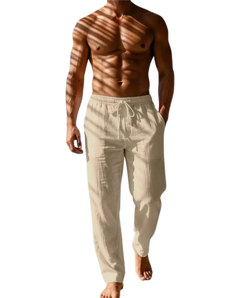 Elegant Cotton Linen Pants