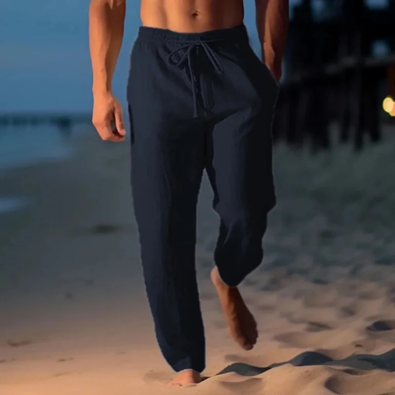 Elegant Cotton Linen Pants