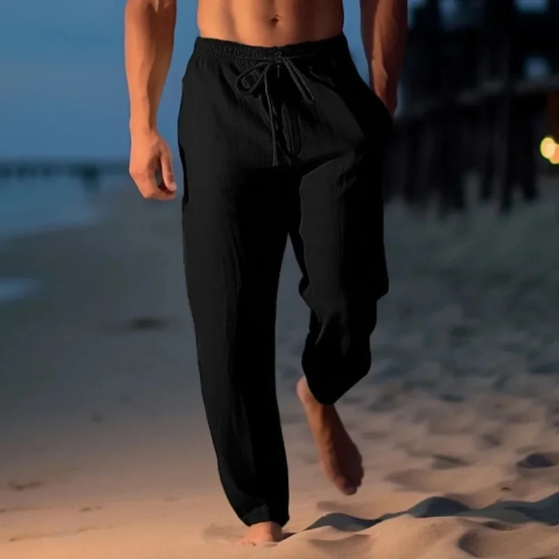 Elegant Cotton Linen Pants