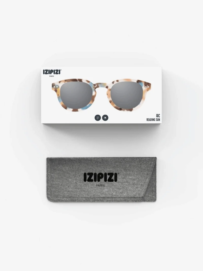 Sonnenlesebrille #C Blue Tortoise