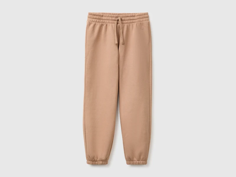 Fleece-Jogginghose mit Kordelzug