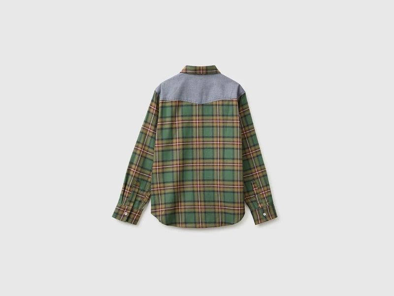 Oversized Flanellhemd mit Karomuster