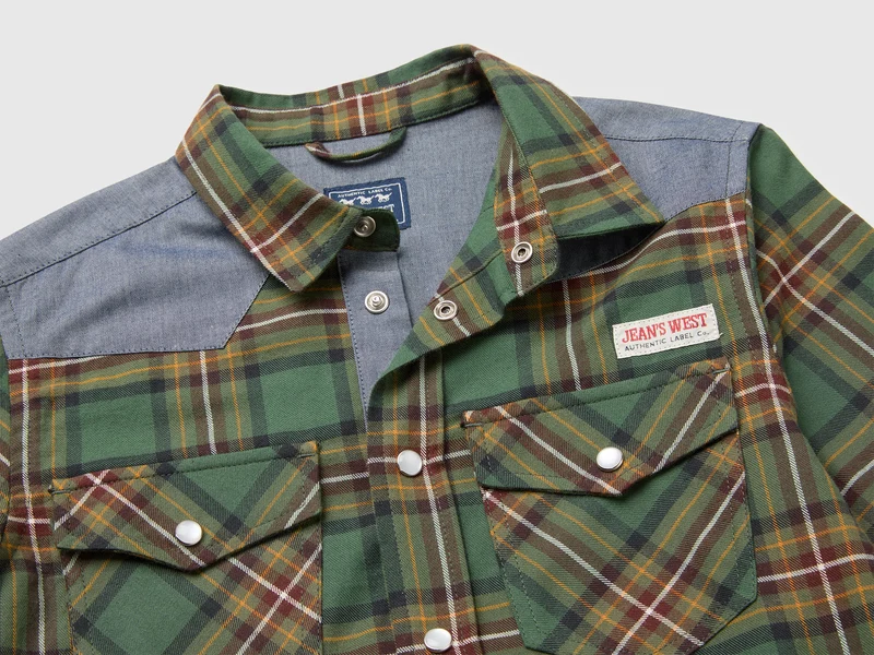 Oversized Flanellhemd mit Karomuster