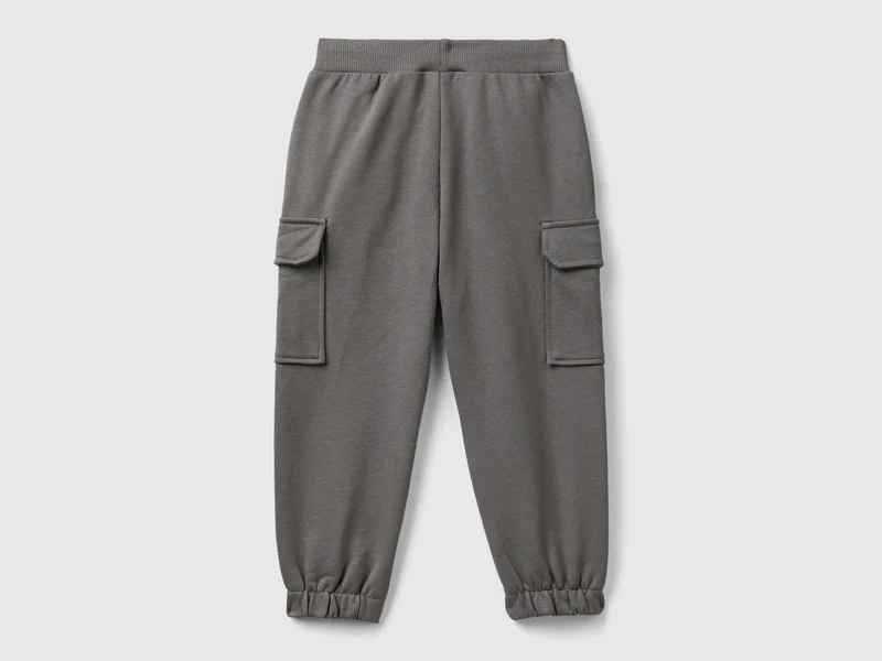 Cargohose aus Sweatstoff