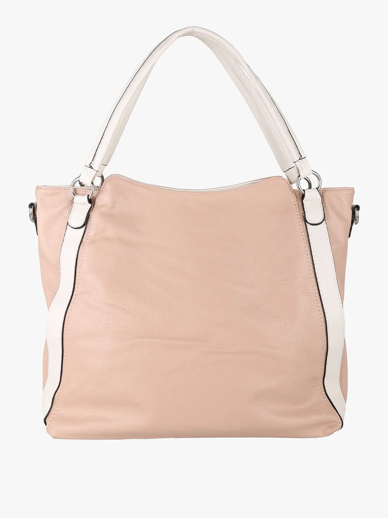 Borsa hobo da donna con doppi manici - rosa