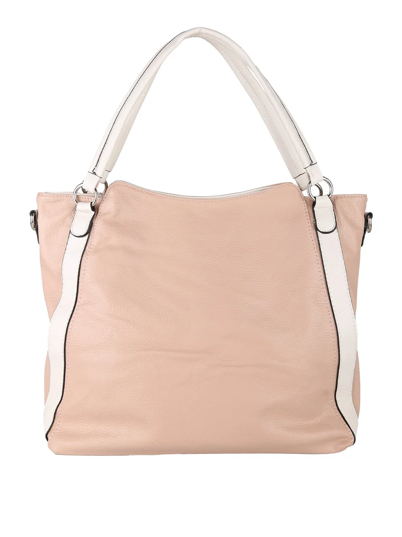 Borsa hobo da donna con doppi manici - rosa