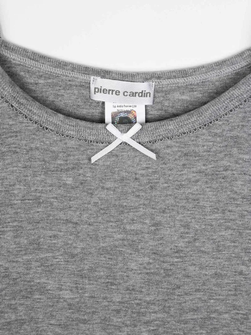 Canotta intima in cotone - grigio