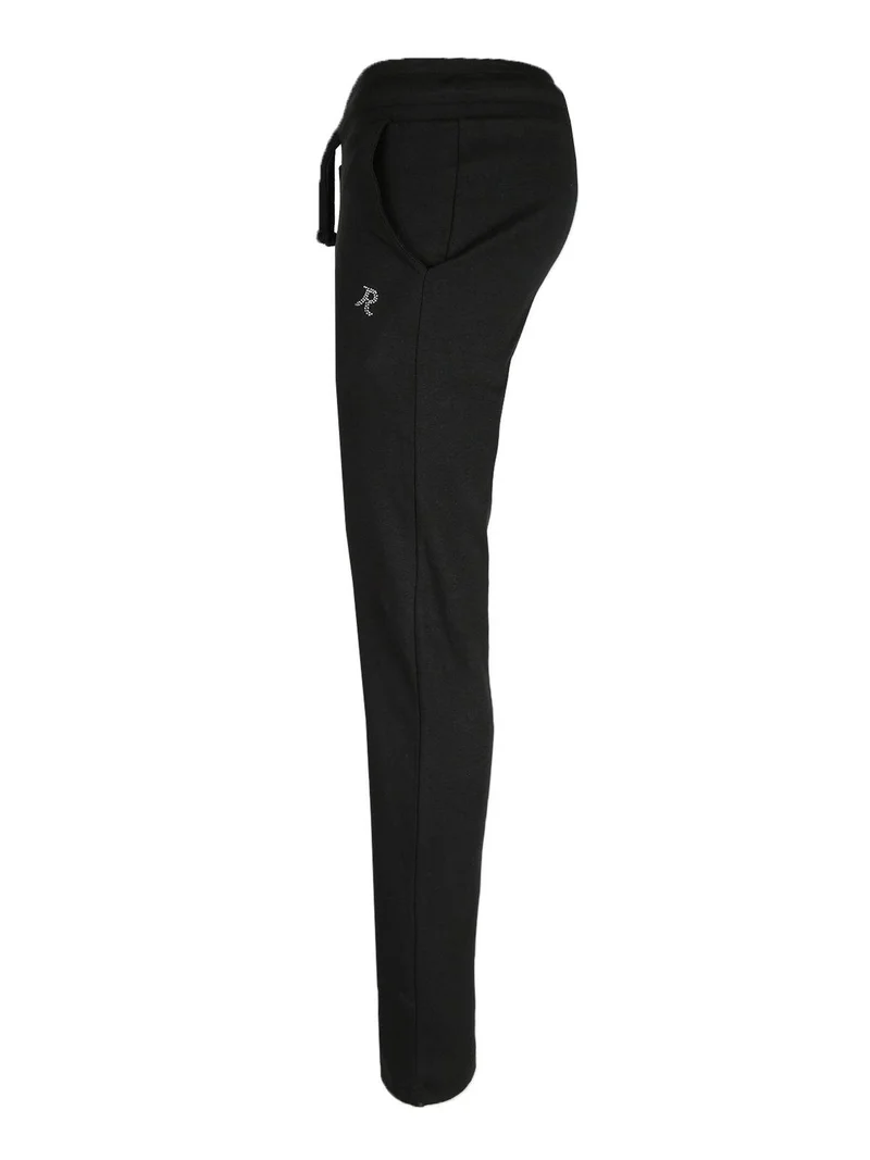 Pantaloni sportivi in cotone - nero
