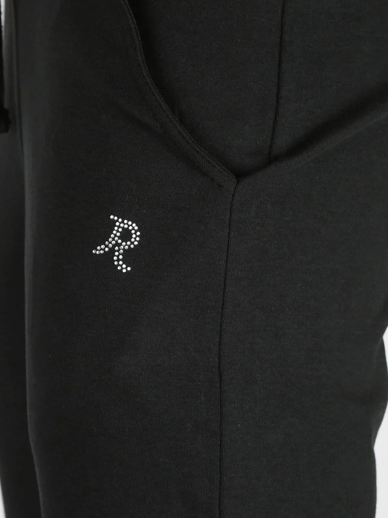 Pantaloni sportivi in cotone - nero