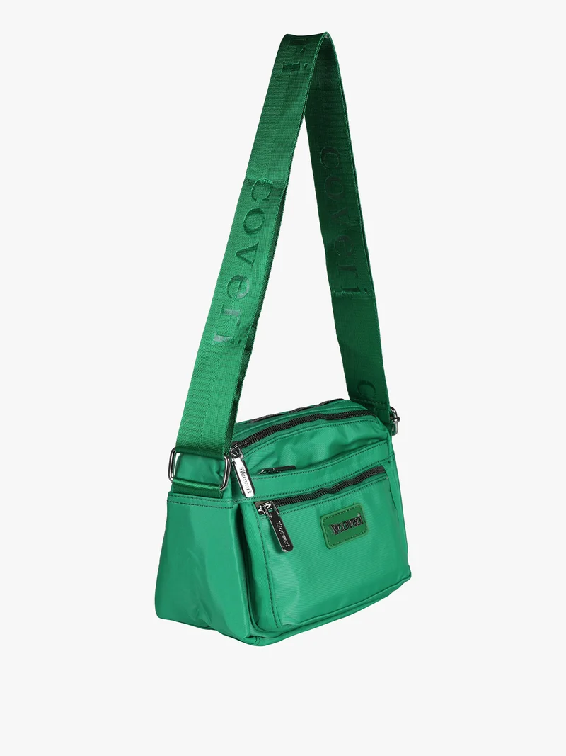 Borsetta a tracolla in nylon - verde