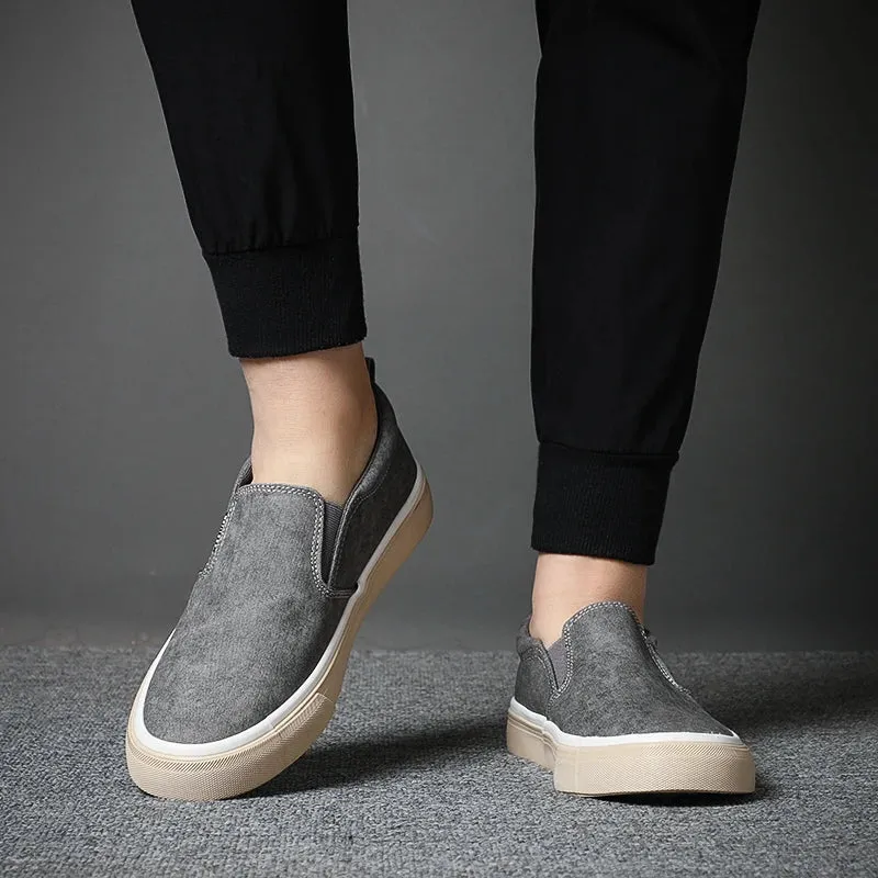 Elegant Canvas Slip-On Shoes