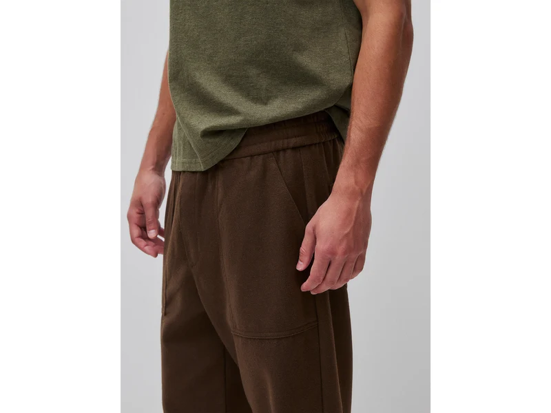 Kurze Jogginghose aus Wollmischung