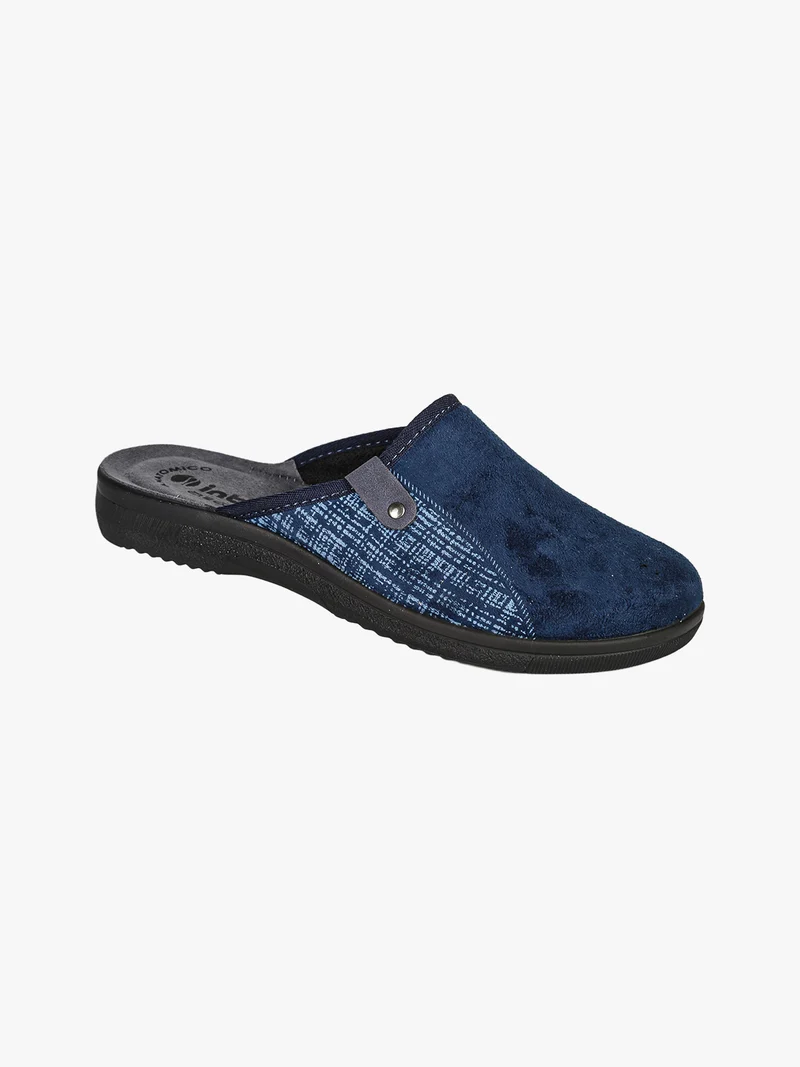 Pantofole uomo in velluto - blu