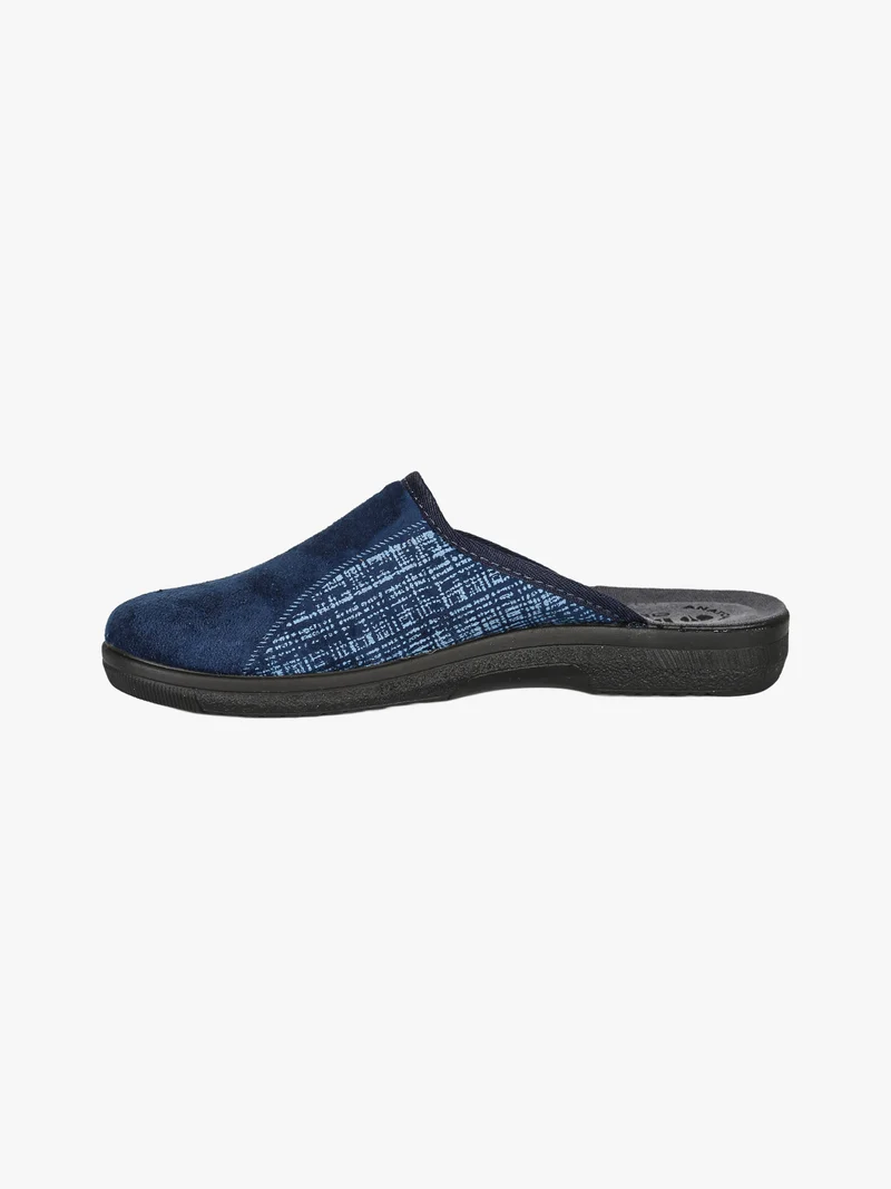Pantofole uomo in velluto - blu