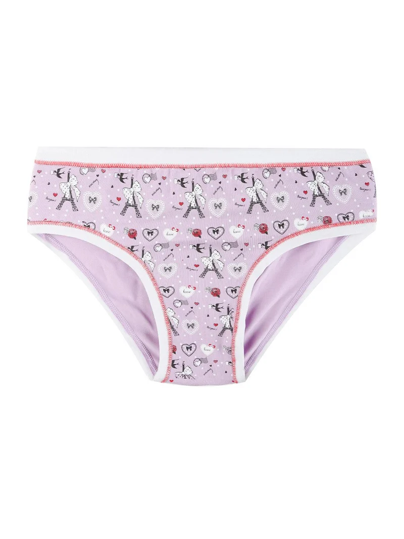 Slip bambina con stampe - lilla