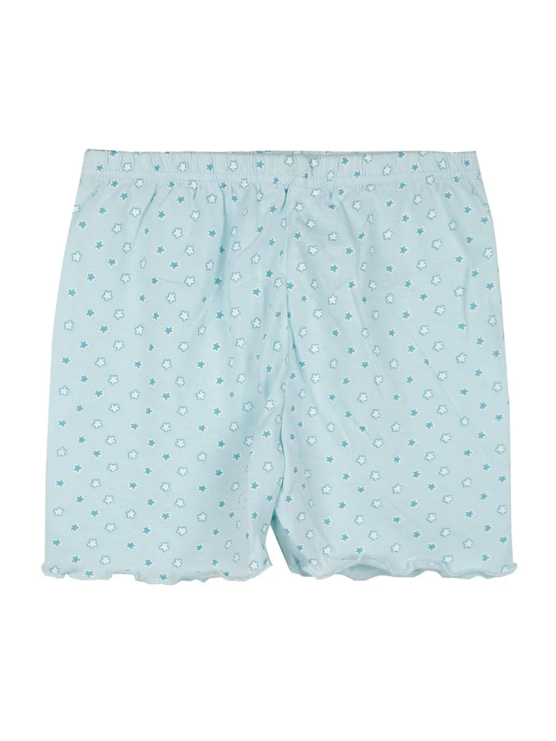 Pigiama corto 2 pezzi bimba - azzurro